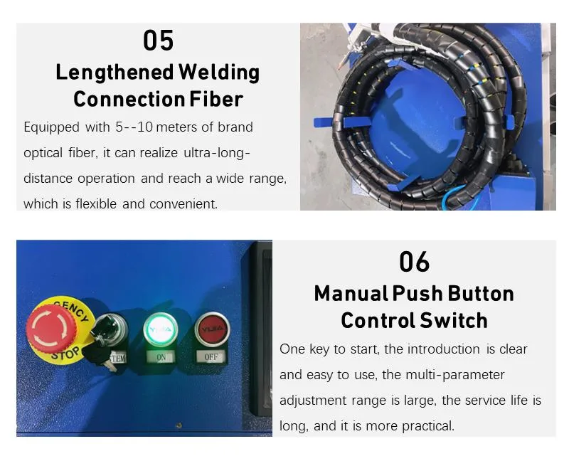 2023 New Function 3 in 1 China 1500W 2000W 3000W Handheld Fiber Laser Welding Cleaning Machine for Metal Stainless Steel Carbon Steel Aluminum